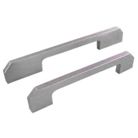 Contempo Living WCBT-8 8in. Solid Aluminum Cabinet Pull Handle With Stainless Steel Brushed Nickel Finish